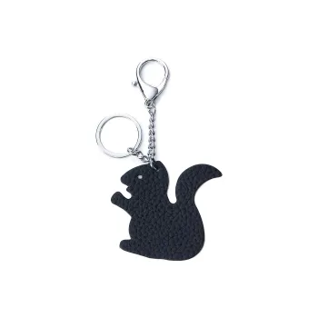 Tong Tong Rabbit Top Grain Cow Leather Keychains Unisex