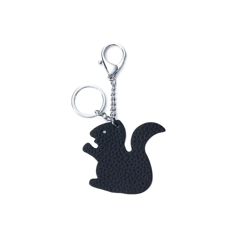 Tong Tong Rabbit Top Grain Cow Leather Keychains Unisex-0