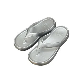 Thin Strips Sandal Slippers Women's Silver
