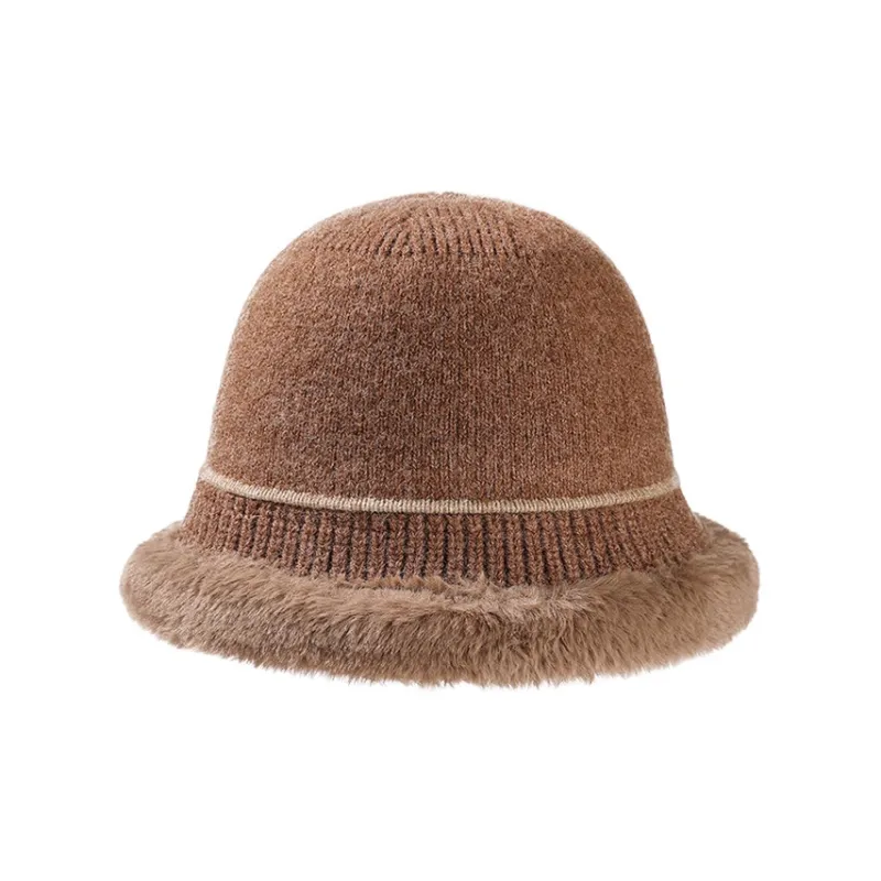 CARDANRO Knitted Fabric Blend Beanies Women's-2