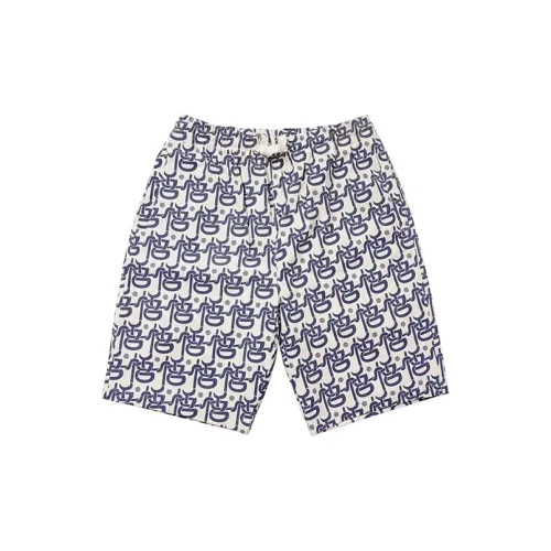 WOOKONG Casual Shorts Unisex Polka Dot Enlightenment Print