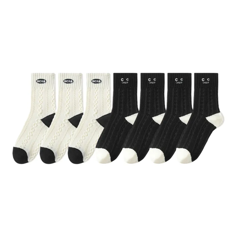Lan Miao Mid Calf Socks Women's 7 Pack-6