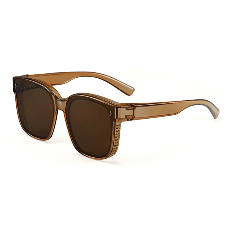 Sha Lehua TR/Memory Plastic PC Square Sunglasses Unisex-4