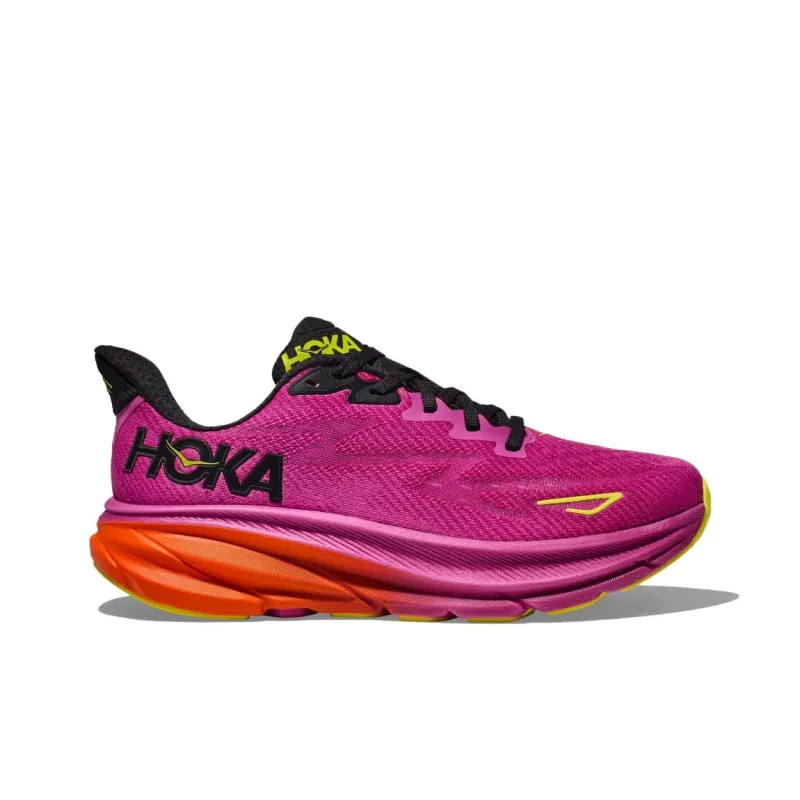 HOKA ONE ONE Clifton 9 Fuchsia Black-1