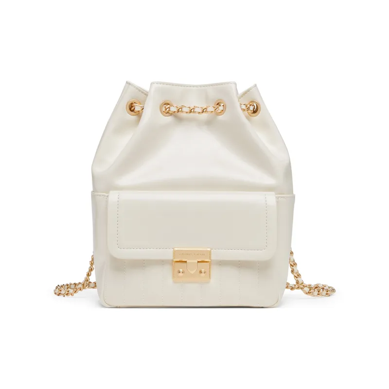 CHARLES&KEITH PU Backpack Medium Size Women's Multicolor-10