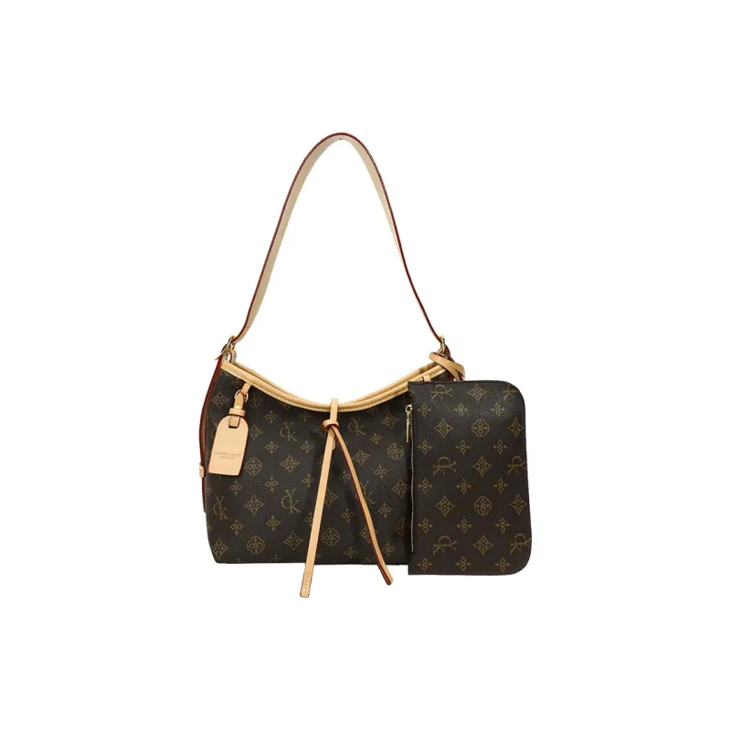 Debecca PU Shoulder Bag Crossbody Bag Regular Women's Brown/Khaki-3