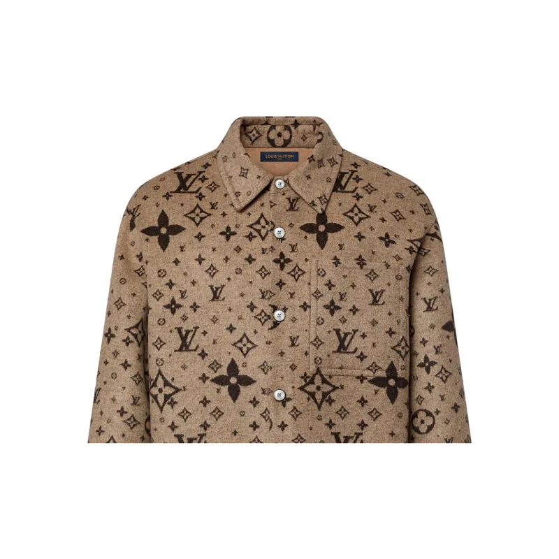 LOUIS VUITTON Jackets Coats Men's Apricot-3