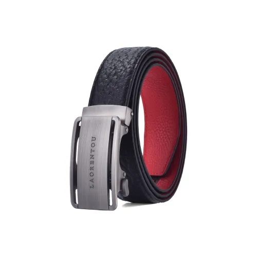 Old Man's Head Cow Leather Leather Belts Men's 3.5cm