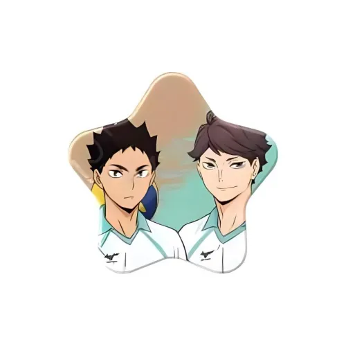 Animate Haikyuu!! Star Shaped 6th Edition  Kiyozumi High School Badges