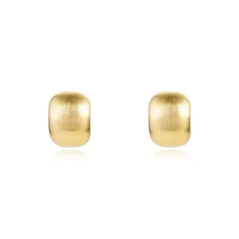 Rhymes Gold Plated Copper Clip On Earrings Women's