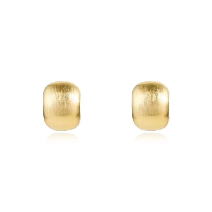 Rhymes Gold Plated Copper Clip On Earrings Women's-0