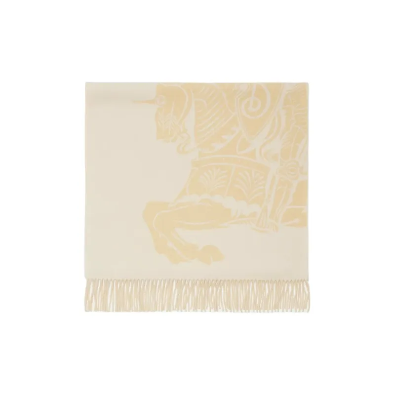 Burberry Equestrian Knight Cashmere Scarf-1