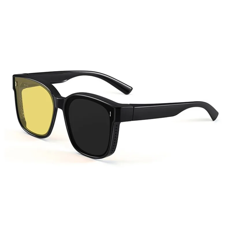 Sha Lehua TR/Memory Plastic PC Square Sunglasses Unisex-2