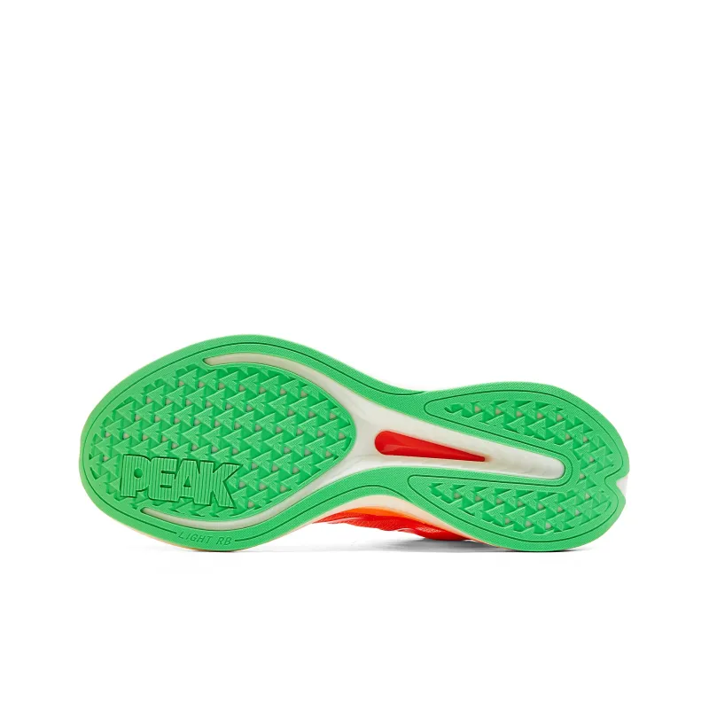 PEAK Cushioning Anti Slip Wear Resistant Coverage Rebound Anti Rollover Running Shoes Men's Neon Vibrant Orange-5