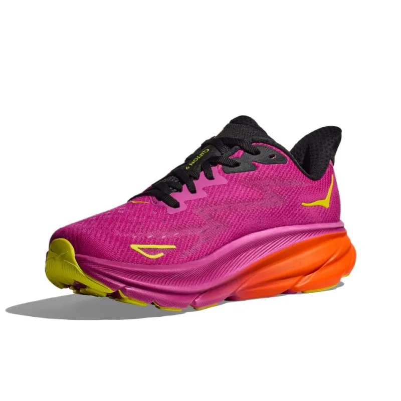 HOKA ONE ONE Clifton 9 Fuchsia Black-2