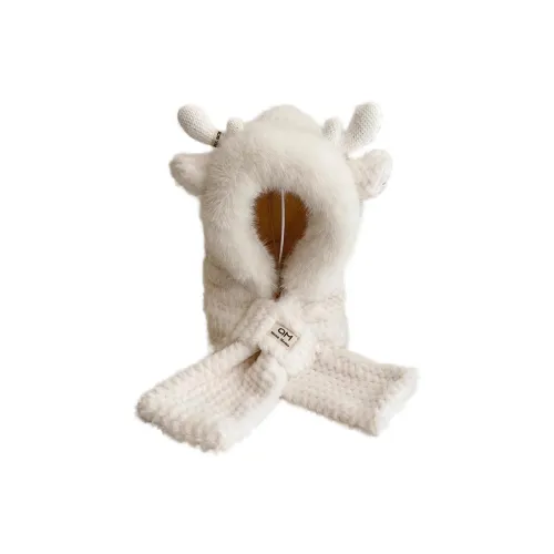 CLARKIA FLOWER Faux Rabbit Fur Hoods & Plush Hats Women's