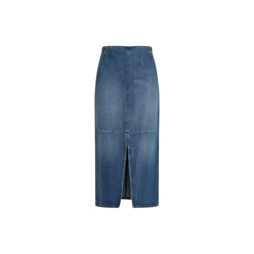 Tommy Hilfiger Denim Long Skirts Women's Blue