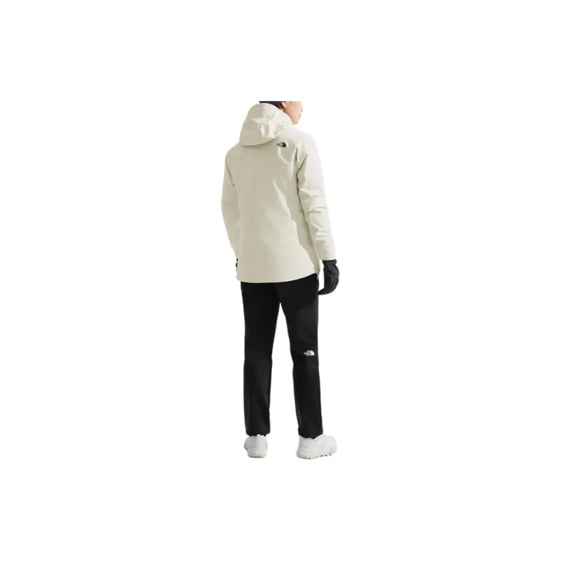 THE NORTH FACE Waterproof And Windproof To Keep Warm Windbreaker Jacket Women's Dune White-2
