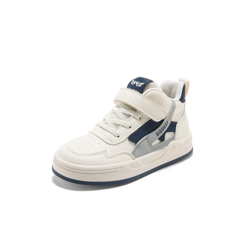 BIG WASP Slip Resistant Cushioning Wear Resistant High Top Kids' Skateboarding Shoes Kids'-2