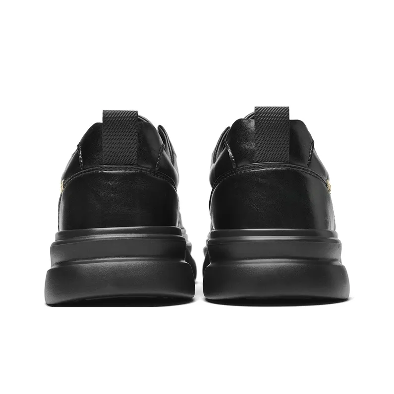 AOKANG Air Force One Series Skateboard Shoes Men Low Top Black, White-4