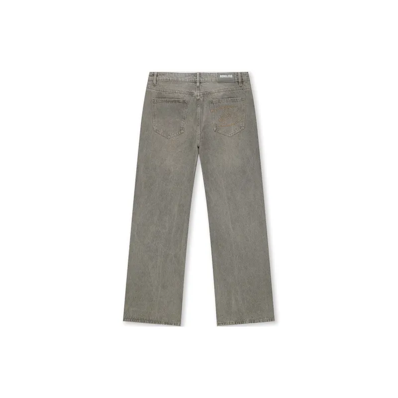 BONELESS Jeans Unisex Vintage Sand-1