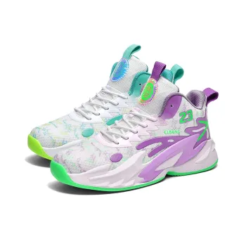 Black tailed Deer Cushioning Abrasion Resistant Breathable Mid Top Basketball Shoes Unisex