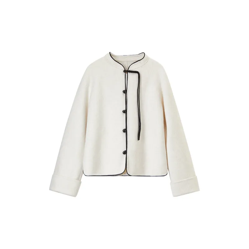 SENTUBILA Coats Women's Antique Porcelain White-0