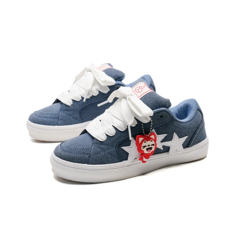 ALI THE FOX Slip Resistant Cushioning Abrasion Resistant Lightweight Breathable Low Top Skateboard Shoes Unisex-1