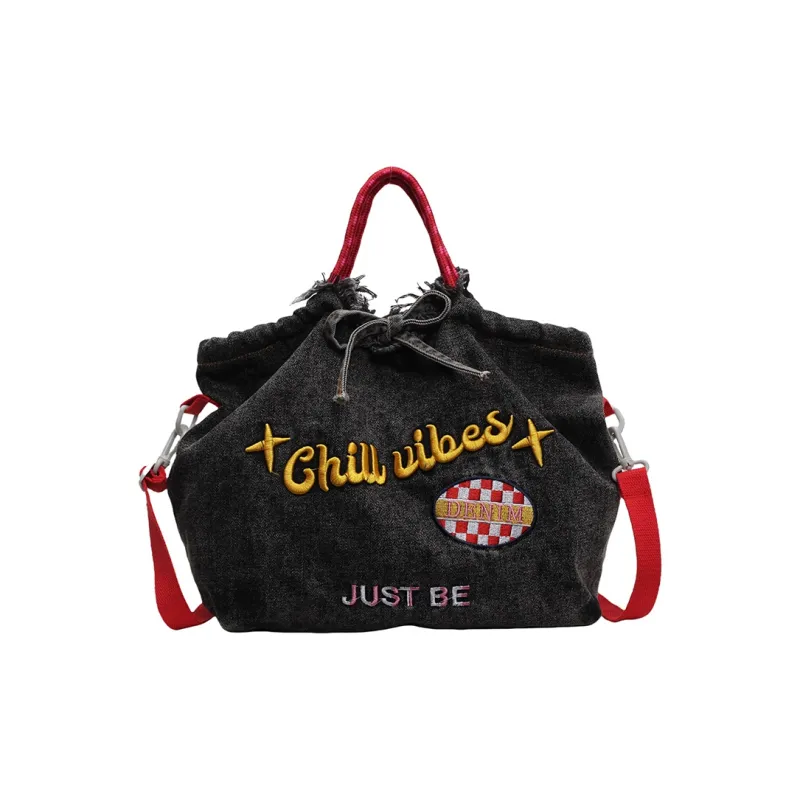 Yalu Denim Shoulder Bag Regular Women's Multicolor-5