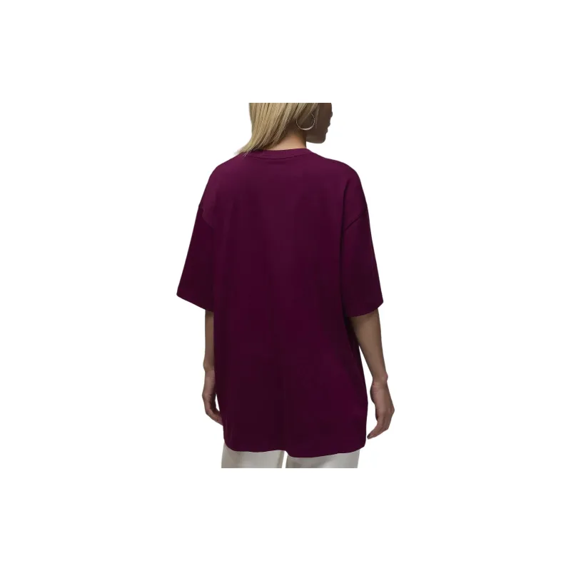 Jordan Essentials T-Shirt Women's Bordeaux Red-1