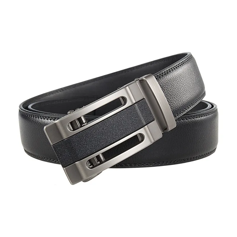 YUZHAOLIN Cow Split Leather Leather Belts Unisex 3.5CM-7