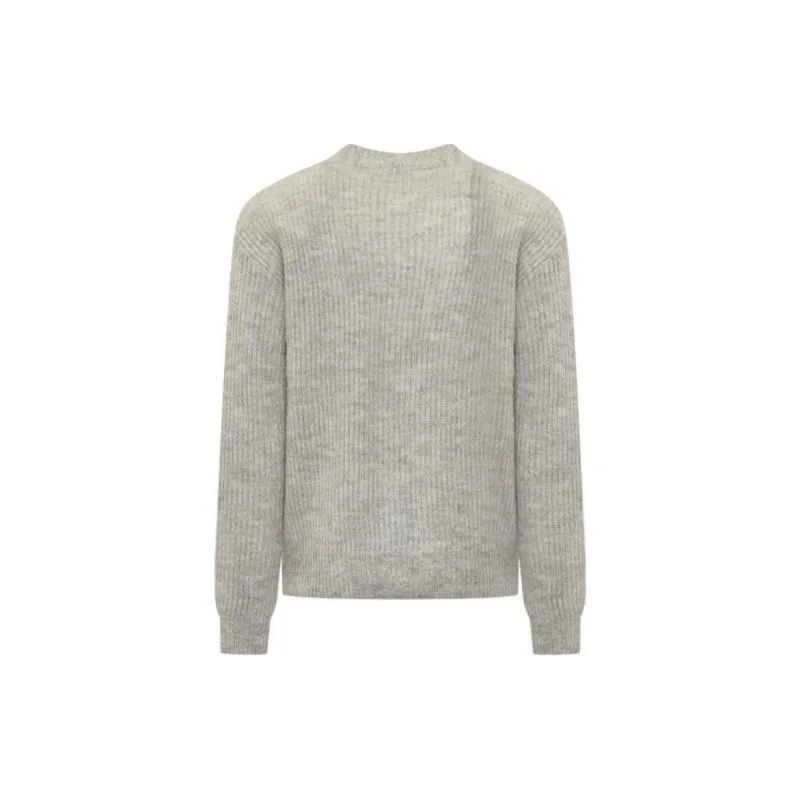 DROLE DE MONSIEUR Logo Embroidered Knitted Cardigan-1