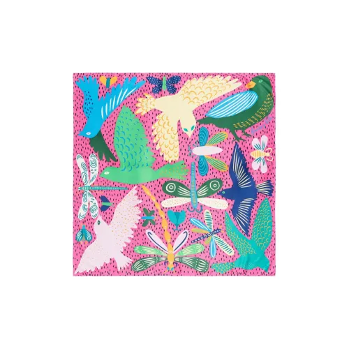 Bimba Y Lola Bugs And Birds Scarf