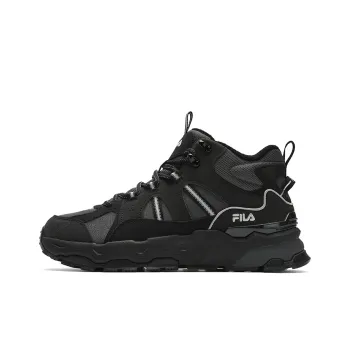 FILA Trek 1S Cushioning Anti Slip And Wear Resistant Low Top Casual Shoes Men's Black Gray