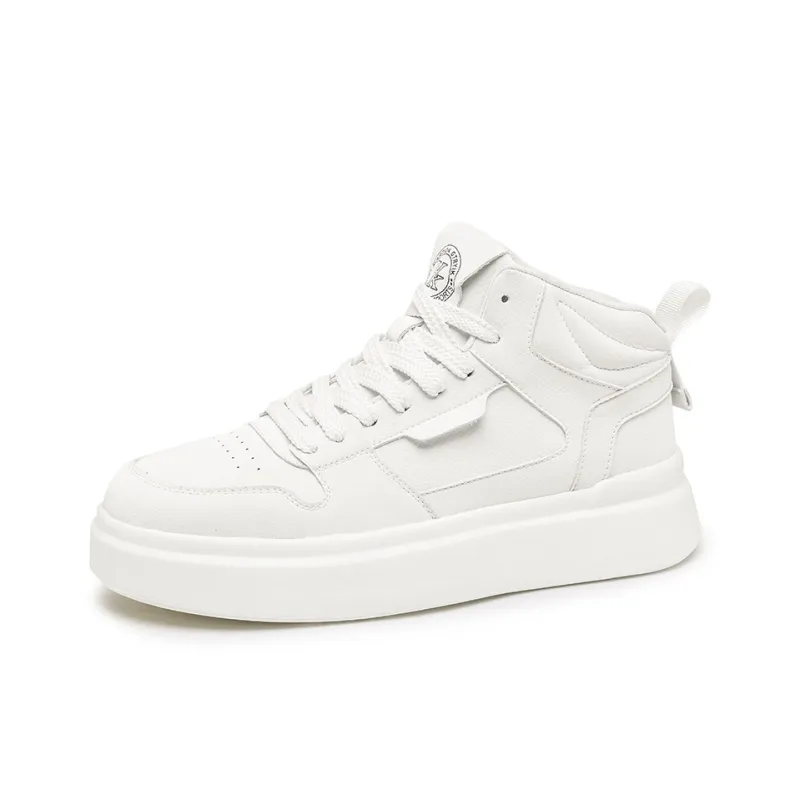 X-ZONE Anti-Slip And Wear-Resistant Height Increasing Mid-Top Skateboard Shoes Men's-1