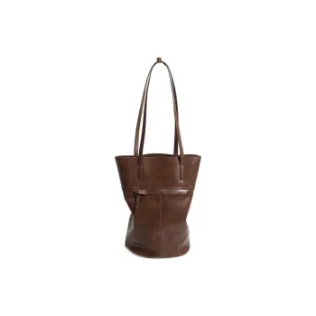 PAYOT Genuine Leather Handbag Shoulder Bag Large Size Women's Coffee/British Brown/Black
