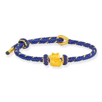 Zheng Tai Fook Gold Bracelet Unisex