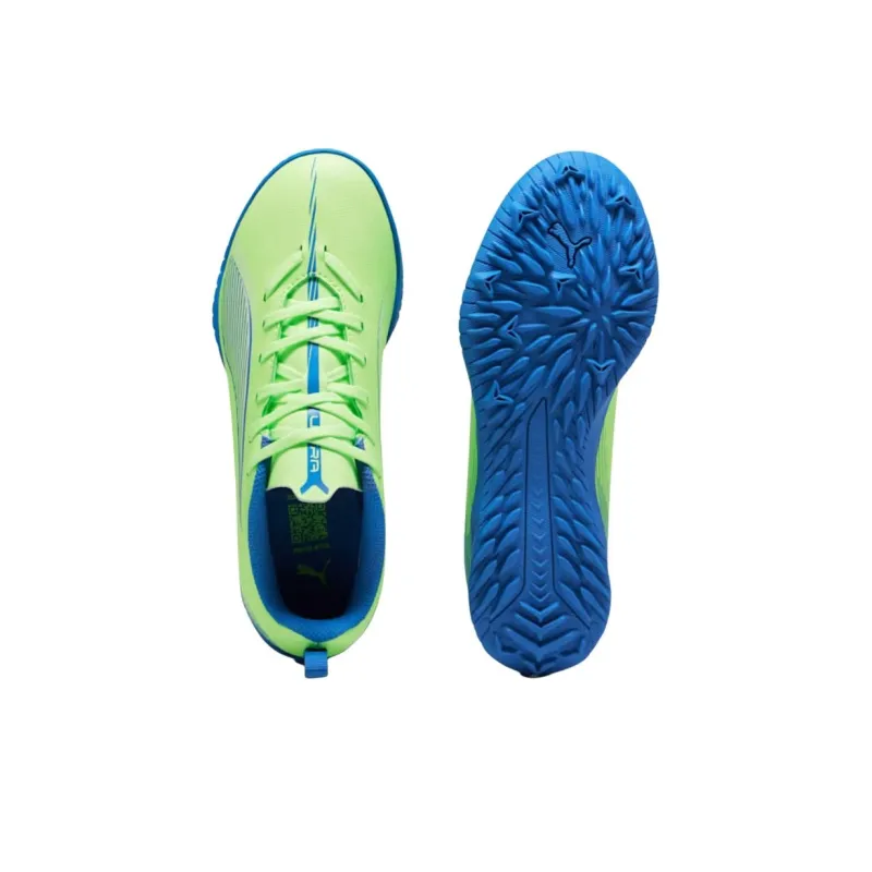 PUMA Anti Slip Wear Resistant Low Top Kids' Soccer Shoes Green Kids'-3