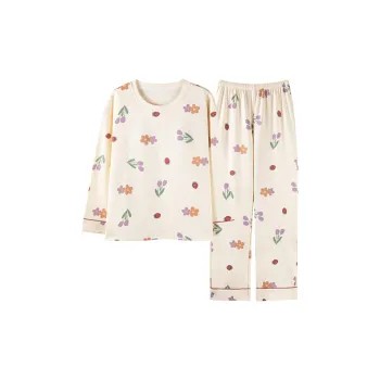 MADALLO Pajama Set Women's Light Yellow