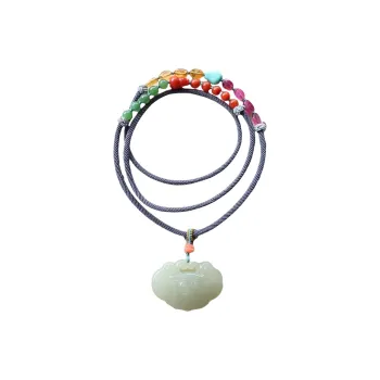 Xifeng Building Hetian Jade Necklaces Jasper Women's