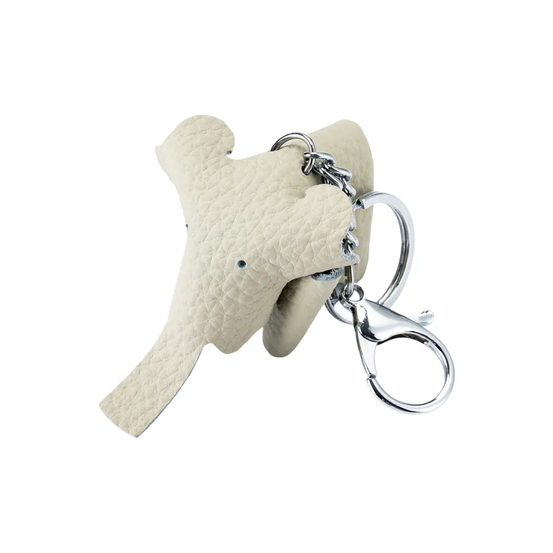 Tong Tong Rabbit Top Grain Cow Leather Keychains Unisex-9