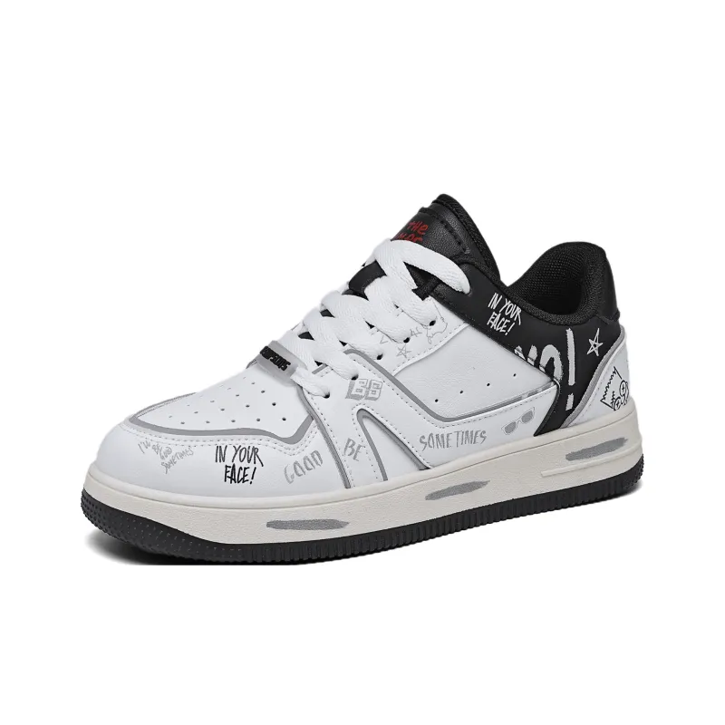 The Simpsons Skateboard Shoes Unisex Low Top Mismatched/White Red/White Black/White-11