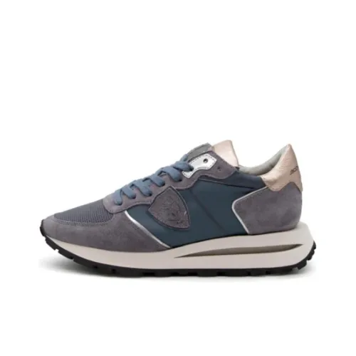 PHILIPPE MODEL Wear Resistant Low Top Casual Shoes Women's Blue