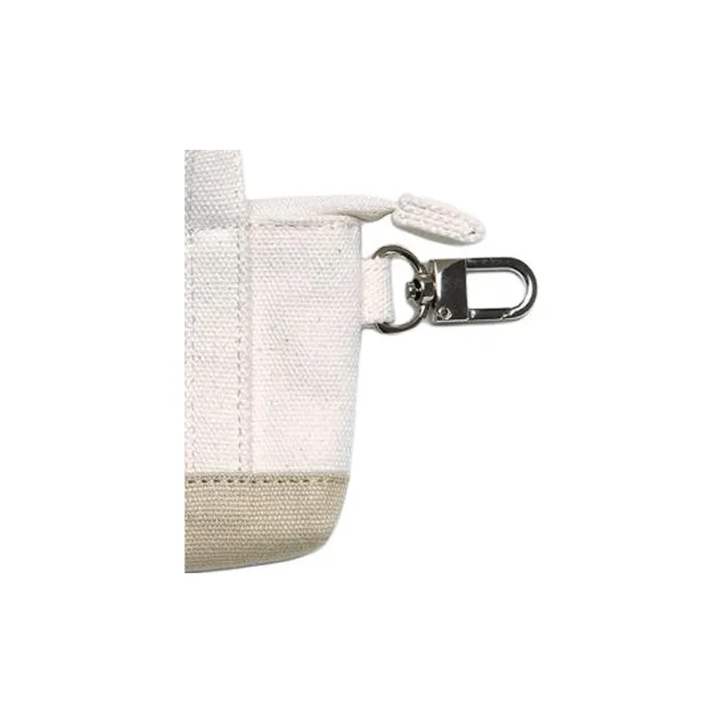 Lee Cotton Coin Purse Mini Unisex Beige-3