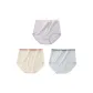 F Set-High-Rise Cloud Cotton-Purple+White+Blue (3 Pack)
