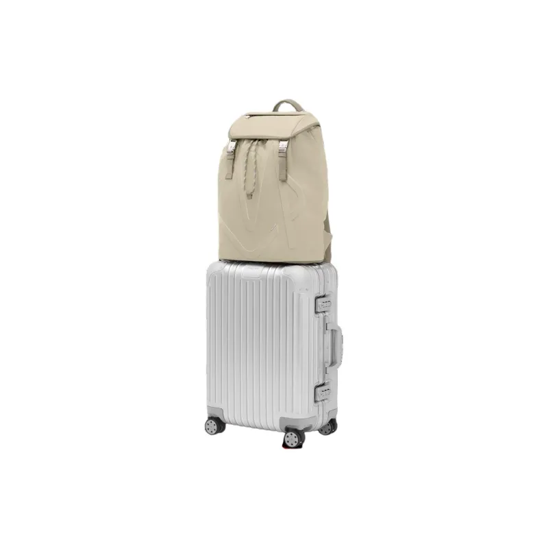 RIMOWA Recycled Nylon With Leather Backpack Tubas Men's Sand Dune-4