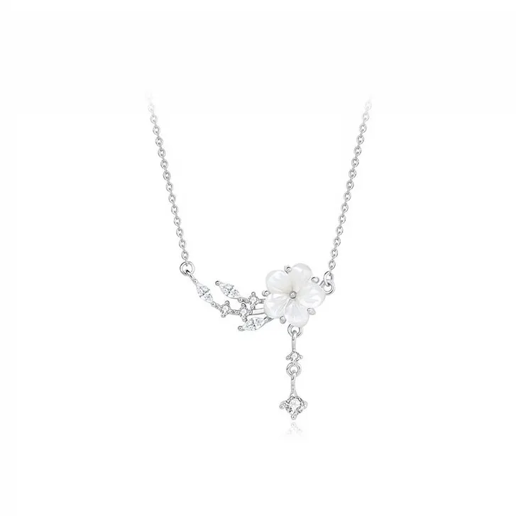 CARAT'S DIARY Colored Glaze Collarbone Chain Necklace Women's-0