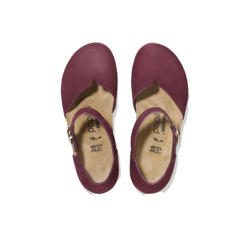 Birkenstock Mary Ring-Buckle Casual Single Shoes 4cm Women's Red-4
