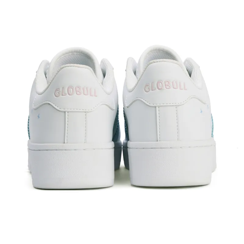 GLO BULL Skateboard Shoes Women's Low Top Comic Blue-4