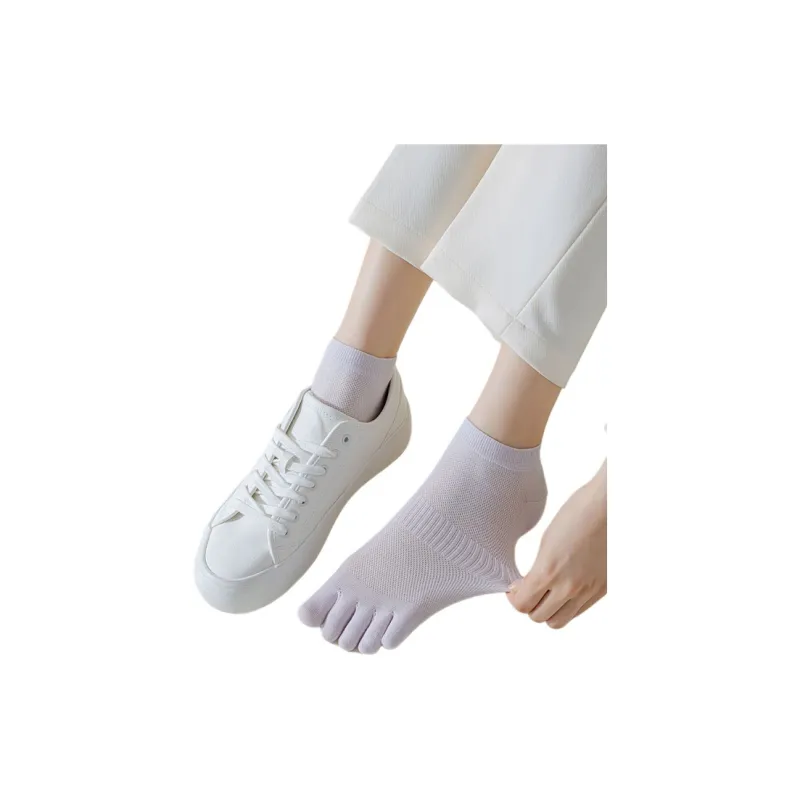 Cheemy Free Ankle Socks Women's 5 Pack Milk White-1